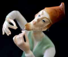 Ens szabó, kézzel festett, jelzett, hibátlan, m:16,5 cm