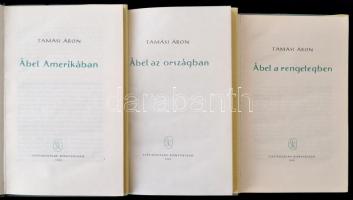 Tamási Áron: Ábel a rengetegben. I-III. Bp.,1960, Szépirodalmi Könyvkiadó. Kiadói egészvászon-kötés,...