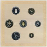 2008. 1Ft-100Ft 7klf db + Mátyás denár Ag fantáziaverete "Reneszánsz emlékév" dísztokos fo...