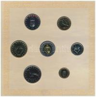 2008. 1Ft-100Ft (7xklf) "Reneszánsz emlékév" forgalmi sor szettben + Mátyás denár Ag fantá...