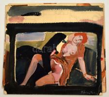 AP jelzéssel: Pornográf képek ( 5 db). Akvarell-ceruza, papír, 20×30-29×36 cm