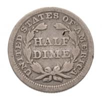 Amerikai Egyesült Államok 1854. 1/2d Ag (1,12g) T:3 ü.
USA 1854. 1/2 Dime Ag (1,12g) C:F ding
Krau...