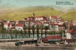 Rózsahegy, Ruzomberok; vasútállomás / railway station (szakadás / tear)