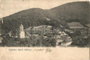 Szklenófürdő, Sklené Teplice; templom / church (EK)