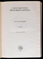 A magyar nyelv értelmező szótára I-VII. kötet. Bp., 1966-, Akadémia Kiadó. Kiadói aranyozott gerincű...