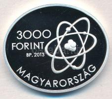 2013. 3000Ft Ag "Wigner Jenő" tanúsítvánnyal, eredeti dísztokban T:PP