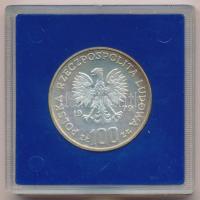 Lengyelország 1979MW 100Zl Ag "Hiúz" eredeti műanyag tokban T:1 (eredetileg PP)
Poland 19...