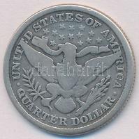 Amerikai Egyesült Államok 1899S 1/4D Ag (5,81g) T:3
USA 1899S 1/4 Dollar Ag (5,81g) C:F
Krause KM#...