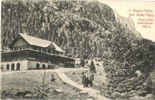 Tátra, Zerge-szálló. Divald Károly 1442-1909. / Hotel Gemse