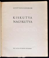 Lestyán Sándor: Kiskutya, nagykutya. Vadas Ernő egészoldalas fekete-fehér fotóival. Bp.,1941,Dr. Vaj...