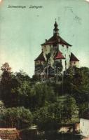 Selmecbánya, Schemnitz, Banská Stiavnica; Leányvár / castle (EK)