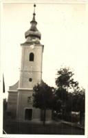 1951 Kamocsa, Komoca (Gúta mellett / near Kolárovo); Református templom / Calvinist church. photo (EK)