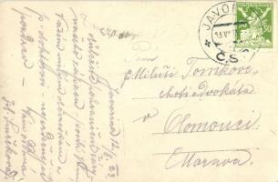 Javorina, Jaworzyna Spiska, Tatranská Javorina; látkép a Bélai-havasokkal, Muran és Holló-kő csúcs /...