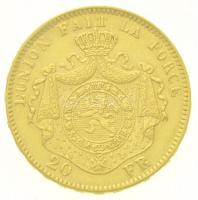 Belgium 1875. 20Fr Au "II. Lipót" (6,44g/0.900) T:2  
Belgium 1875. 20 Francs Au "Le...
