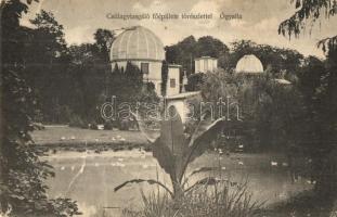 Ógyalla, Stará Dala, Hurbanovo; Csillagvizsgáló főépülete, tó / observatory, main building, lake (szakadások / tears)