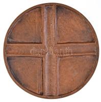 Rajki László (1939- ) 1983. "Simon Bolivar 1789-1830" Br hátlapi nagyminta (538g/142mm) T:...