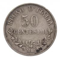 Olaszország 1866. 50c Ag "II. Viktor Emánuel" T:2
Italy 1866. 50 Centesimi Ag "Vitto...