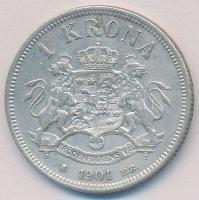 Svédország 1901. 1K Ag "II. Oszkár" T:2
Sweden 1901. 1 Krona Ag "Oscar II" C:XF...