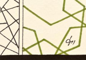 Kun Sarolta (1990- ): A nyúl. Akvarell-tus, papír, jelzett, 40×30 cm