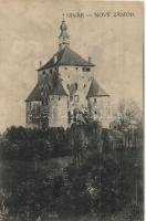 Selmecbánya, Schemnitz, Banska Stiavnica; Leányvár (Újvár). Gustav Joerges Witwe Sohn kiadása / Novy Zámok / Schloss / castle