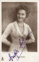 Erika Glassner (1890-1959) német színésznő autográf aláírt fotólap / Autograph sigden photo of German actress