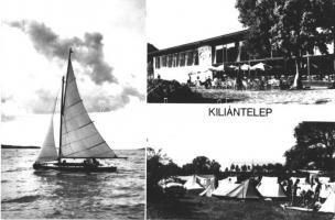 15 db MODERN balatoni városképes lap / 15 modern Hungarian town-view postcards from Lake Balaton