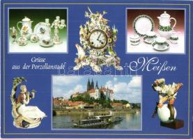 15 db MODERN német és svájci városképes lap / 15 modern Germand and Swiss town-view postcards