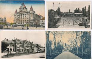 46 db RÉGI magyar városképes lap / 46 pre-1945 Hungarian town-view postcards