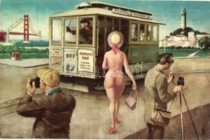 8 db VEGYES humoros motívumlap / 8 mixed humorous motive postcards