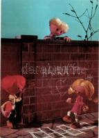 10 db MODERN magyar bábfilm sorozatos motívumlap, Mazsola és Tádé, Süsü / 10 modern Hungarian puppet...