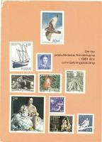 17 db MODERN bélyeges motívumlap / 17 modern stamp motive postcards