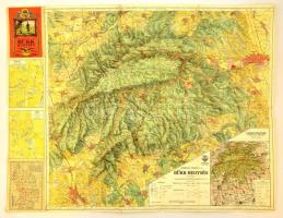 cca 1930 Bükk hegység turista térkép. Kirándulók térképe 7., 1:50000, M. Kir. Állami Térképészet  68...