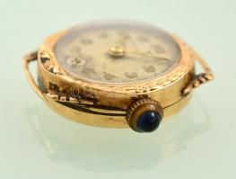 Arany (Au) Resios Watch karóra, nem működik, jelzett, d: 2 cm, bruttó: 9,6 g