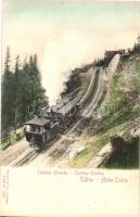 Tátra, Magas Tátra, Vysoké Tatry; Csorbai állomás, fogaskerekű vasút / funicular railway station