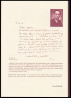 2014 Márai Sándor: Egri bor. Bp.,2014, Jövendő Kiadó, 4 p. Kiadói papírkötés