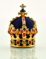 I. Frigyes Ágost koronája miniatűr, díszdobozban, leírással