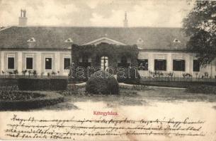1910 Kétegyháza, Andrássy-Almásy kastély. Kiadja Dobay János (EK)