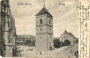 Kassa, Kosice; Orbán torony, kiadja Nyulászi Béla / tower (EM)