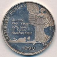 Bajnok Béla (1937-) / Szabó Géza (1939-) 1990. "Magyar Köztársaság kikiáltása emlékére / Republ...