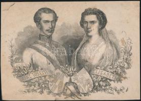 cca 1880-1900 6 db különféle acélmetszet: Ferenc József és Erzsébet, Kisfaludy SÁndor, Wesselényi Fe...