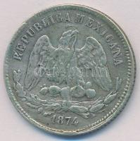 Mexikó / Guanajuato 1874. 25c Ag T:2 ph.
Mexico / Guanajuato 1874. 25 Centavos Ag C:XF edge error
...