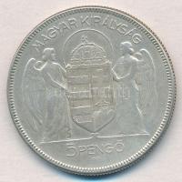 1930. 5P Ag "Horthy jobbra" T:2-,3
Adamo P8