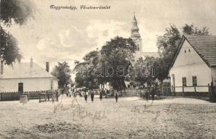 1921 Nagyrozvágy, Fő utca, templom