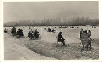 Balatonkenese, Fakutyázás a Balatonon télen, téli sport (ázott szél / wet edge)