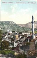 4 db RÉGI bosnyák képeslap / 4 pre-1945 Bosnian town-view postcards
