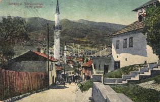 4 db RÉGI bosnyák képeslap / 4 pre-1945 Bosnian town-view postcards