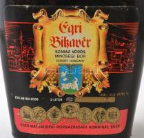 1990 Egri bikavér száraz vörösbor, 2 l