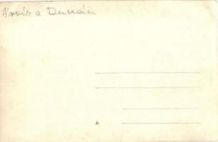 1929 Nagymaros, Dunai árvíz, víztorony. photo (EK)