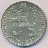 Csehszlovákia 1948. 50K Ag "Prágai felkelés harmadik évfordulója" T:2 
Czechoslovakia 194...