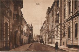 1916 Győr, utcakép